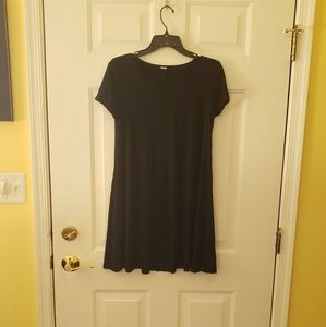 Black Cotton Old Navy Swing Dress